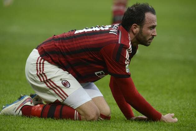 IPP20150118 Football - soccer: Serie A, AC Mailand - Atalanta Bergamo, giampaolo pazzini xHOCHxZWEIx xItalyxPhotoxPressx 