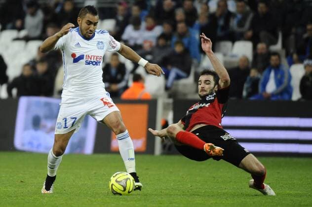 Dimitri Payet (OM) FOOTBALL : Olympique Marseille vs EA Guingamp - Ligue 1 - 18 01 2015 FranckPennant 