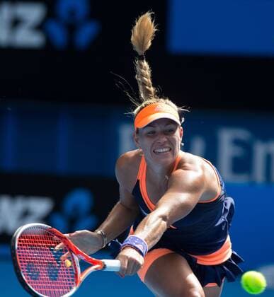 Australian Open 2015, Melbourne Park,ITF Grand Slam Tennis Tournament, Australian Open 2015, Melbourne Park,ITF Grand Slam Tennis Tournament, Angelique Kerber (GER) Aktion,Einzelbild,