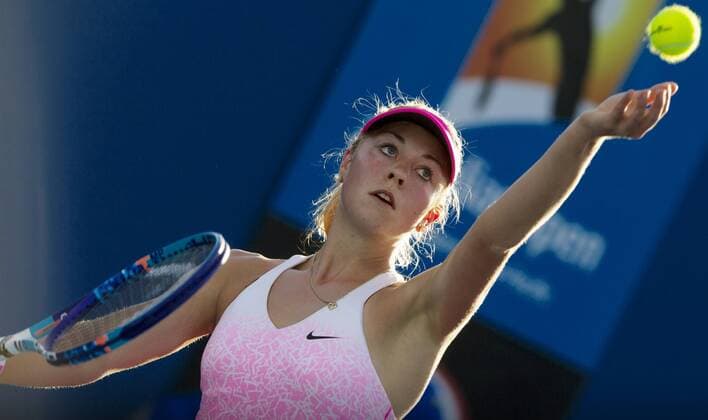 TENNIS - WTA Tennis Damen Australian Open 2015 MELBOURNE,AUSTRALIA,19.JAN.15 - TENNIS - WTA Tour, Grand Slam, Australian Open. Image shows Carina Witthoeft (GER).