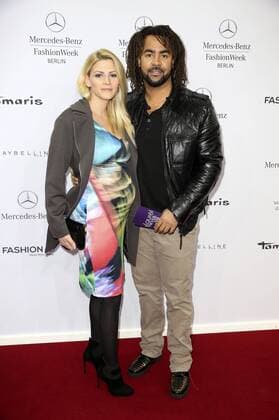 Patrick Owomoyela und Josipa Vukoja bei der Laurel Fashion Show im Rahmen der Mercedes-Benz Fashion Week Berlin Autumn Winter 2015. Berlin, 19.01.2015 Foto:xS.xGabschx xFuturexImage