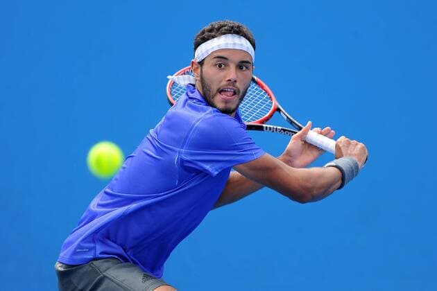 Laurent Lokoli (FRA) TENNIS : Open d Australie - Melbourne - 20 01 2015 TennisMagazine Panoramlc 