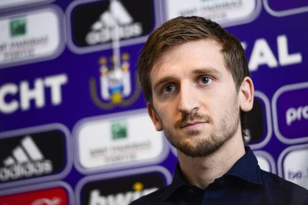 ANDERLECHT, BELGIUM: Anderlecht s new player Marko Marin pictured during a press conference PK Pressekonferenz of Belgian first division soccer team RSC Anderlecht to present their latest transfer, Tuesday 20 January 2015, in Anderlecht, Brussels. LAURIExDIEFFEMBACQ  x04542454x