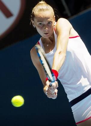 TENNIS - WTA Tennis Damen Australian Open 2015 MELBOURNE,AUSTRALIA,21.JAN.15 - TENNIS - WTA Tour, Grand Slam, Australian Open. Image shows Magdalena Rybarikova (SVK).