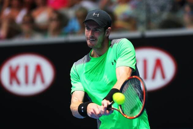 Andy Murray (GBR), JANUARY 21, 2015 - Tennis : the 2015 Australian Open tennis tournament Men s singles Round 2 in Melbourne, Australia. NoxThirdxPartyxSales  (umqa020052)