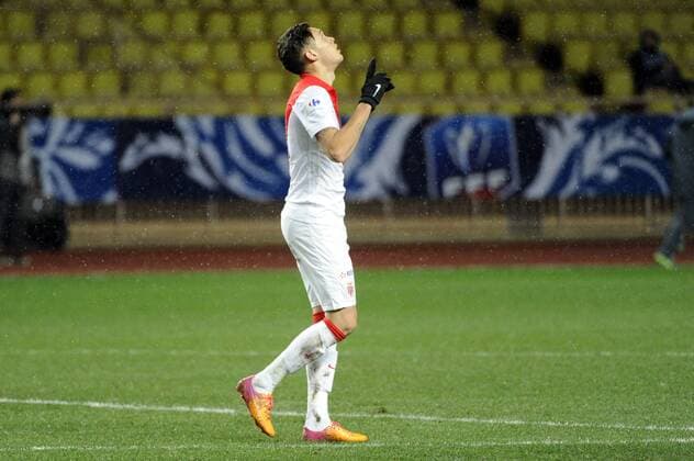 Aktuell Fußball, Frankreich, Coupe de France, AS Mpnaco - Evian Thonon Gaillard LUCAS OCAMPOS (ASM) - ATTITUDE - JOIE FOOTBALL : AS Monaco FC - FC Evian Thonon Gaillard TG - Coupe de France - 21 01 2015 FEPx 