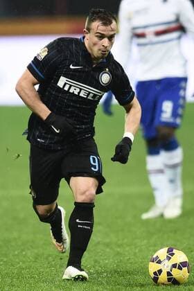 Aktuell Fußball, Italien, Coppa Italia, Inter Mailand - Sampdoria Genua Mailand, Inter Mailand - Sampdoria Genua Coppa Italia Xherdan Shaqiri 