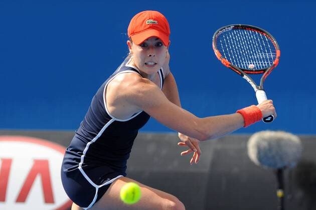 Alize Cornet (FRA) TENNIS : Open d Australie - Melbourne - 22 01 2015 TennisMagazine Panoramlc 