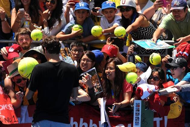 Roger Federer (SUI) TENNIS : Open d Australie - Melbourne - 22 01 2015 TennisMagazine Panoramlc 