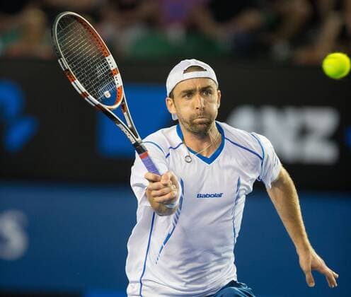 Benjamin Becker (GER) - Australian Open 2015 - - Melbourne Park Tennis Centre - Melbourne - Victoria - Australia - 22 January 2015.