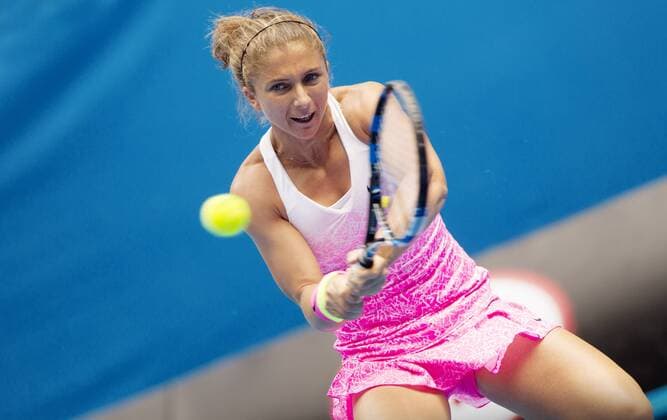 TENNIS - WTA Tennis Damen Australian Open 2015 MELBOURNE,AUSTRALIA,23.JAN.15 - TENNIS - WTA Tour, Grand Slam, Australian Open. Image shows Sara Errani (ITA).