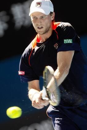 TENNIS - ATP Tennis Herren Australian Open 2015 MELBOURNE,AUSTRALIA,23.JAN.15 - TENNIS - ATP World Tour, Grand Slam, Australian Open. Image shows Andreas Seppi (ITA).