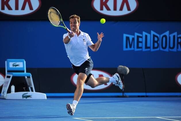 Richard Gasquet (FRA) TENNIS : Open d Australie - Melbourne - 23 01 2015 TennisMagazine Panoramlc 