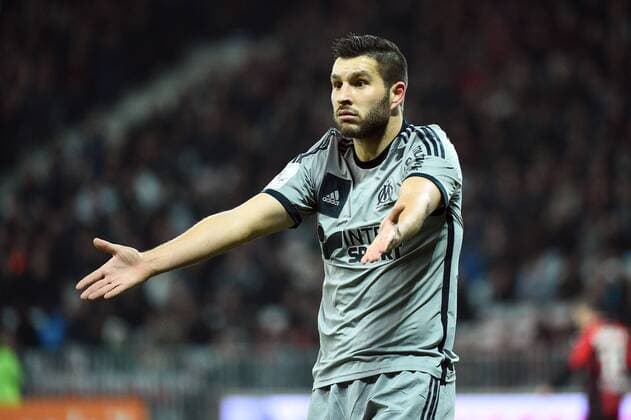 ANDRE-PIERRE GIGNAC (om) FOOTBALL : Nice vs Marseille - Ligue 1 - 23 01 2015 FEP Panoramic 