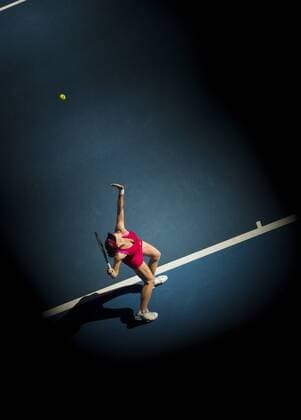 TENNIS - WTA Tennis Damen Australian Open 2015 MELBOURNE,AUSTRALIA,24.JAN.15 - TENNIS - WTA Tour, Grand Slam, Australian Open. Image shows Madison Brengle (USA).