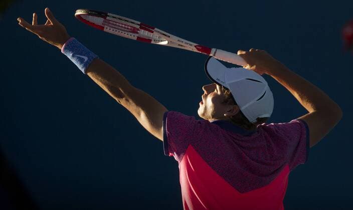 TENNIS - ATP Tennis Herren Australian Open 2015 MELBOURNE,AUSTRALIA,24.JAN.15 - TENNIS - ATP World Tour, Grand Slam, Australian Open, juniors. Image shows Fabian Fallert (GER)