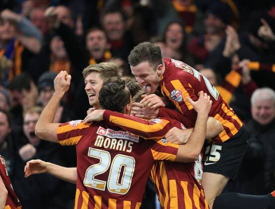 Bradford s Andy Halliday sticks his tongue out at goalscorer Filipe Morais FA Cup Fourth Round - Chelsea vs Bradford City - Stamford Bridge - England - 24th January 2015 - Picture David Klein Sportimage EDITORIAL USE ONLY. No use with unauthorised audio, video, data, fixture lists, club league logos or live services. Online in-match use limited to 120 images, no video emulation. No use in betting, games or single club league player publications.