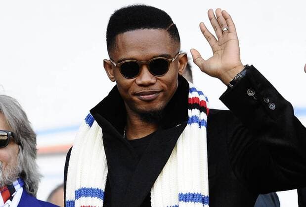 Db Genova 25 01 2015 - campionato di calcio serie A Sampdoria Genua vs US Palermo: Samuel Eto o 