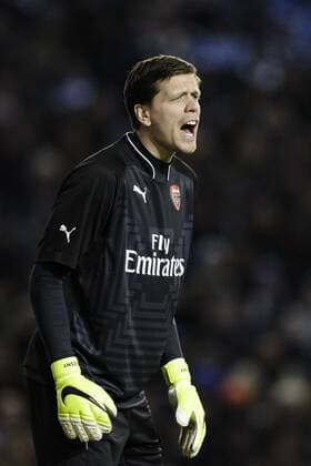 25.01.2015. Brighton, England. FA Cup 4th Round. Brighton and Hove Albion vs Arsenal FC. Arsenal goalkeeper Wojciech Szczesny on his return to action xCraigxMercerx  ActionPlus11592552