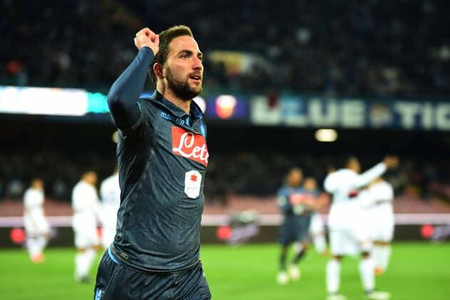 IPP20150126 Football - soccer: Serie A, SSC Neapel - CFC Genua 1893 FC, Gonzalo Higuain xHOCHxZWEIx xItalyxPhotoxPressx 