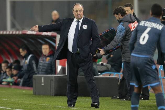 Rafael Benitez Napoli, Napoli 26-01-2015 Stadio San Paolo Football Calcio Serie A SSC Neapel vs CFC Genua 1893 FC cesarexpurini