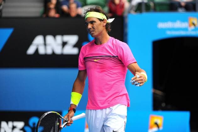 Rafael Nadal (ESP) TENNIS : Open d Australie - Melbourne - 27 01 2015 TennisMagazine Panoramlc 