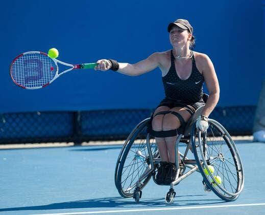 Katharina Krueger (GER) Tennis - Australian Open 2015 - Grand Slam ATP Tennis Herren WTA Tennis Damen - Melbourne Olympic Park - Melbourne - Victoria - Australia - 28 January 2015.