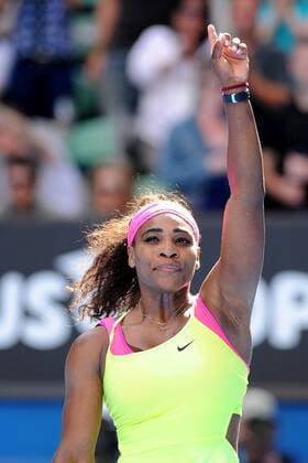 Serena Williams (USA) TENNIS : Open d Australie - Melbourne - 29 01 2015 TennisMagazine Panoramlc 