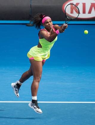 Serena Williams (USA) Tennis - Australian Open 2015 - Grand Slam ATP Tennis Herren WTA Tennis Damen - Melbourne Olympic Park - Melbourne - Victoria - Australia - 29 January 2015.