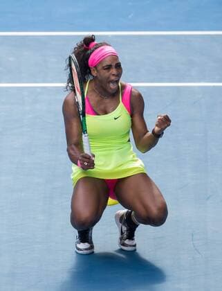 Serena Williams (USA) Tennis - Australian Open 2015 - Grand Slam ATP Tennis Herren WTA Tennis Damen - Melbourne Olympic Park - Melbourne - Victoria - Australia - 29 January 2015.