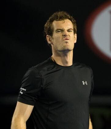 Andy Murray (GBR) Tennis - Australian Open 2015 - Grand Slam ATP Tennis Herren WTA Tennis Damen - Melbourne Olympic Park - Melbourne - Victoria - Australia - 29 January 2015.