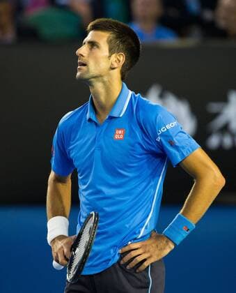 Novak Djokovic (SRB) Tennis - Australian Open 2015 - Grand Slam ATP Tennis Herren WTA Tennis Damen - Melbourne Olympic Park - Melbourne - Victoria - Australia - 30 January 2015.