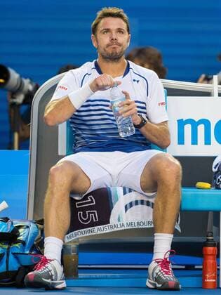 Stan Wawrinka (SUI) Tennis - Australian Open 2015 - Grand Slam ATP Tennis Herren WTA Tennis Damen - Melbourne Olympic Park - Melbourne - Victoria - Australia - 30 January 2015.