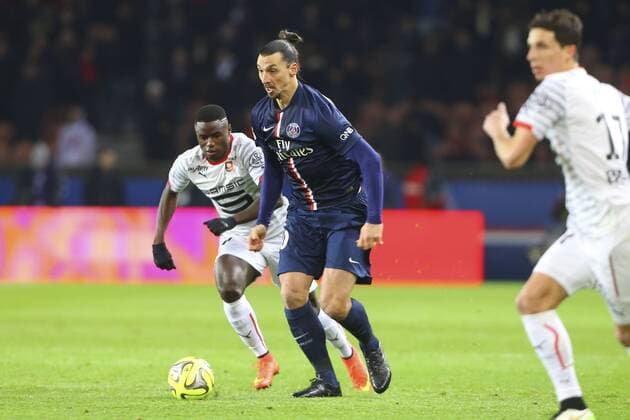 Zlatan Ibrahimovic (PSG) FOOTBALL : Paris Saint Germain vs Rennes - Ligue 1 - 30 01 2015 GwendolineLeGoff Panoramic 