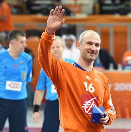 Handball Weltmeisterschaft 2015 Qatar - Doha Spanien vs. Frankreich, Thierry Omeyer