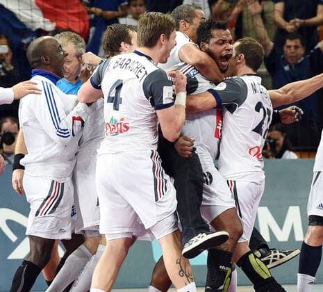 Handball Weltmeisterschaft 2015 Qatar - Doha Spanien vs. Frankreich, Sieg Frankreich