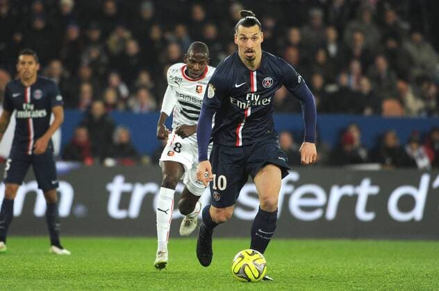 Zlatan IBRAHIMOVIC (psg) FOOTBALL : Paris SG vs Rennes - Ligue 1 - 30 01 2015 FEP Panoramic 