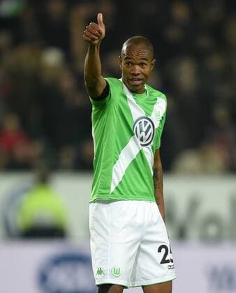 FUSSBALL 1. BUNDESLIGA SAISON 2014 2015 18. SPIELTAG VfL Wolfsburg - FC Bayern Muenchen 30.01.2015 Naldo (VfL Wolfsburg) 