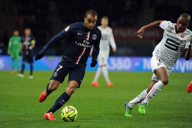 LUCAS MOURA (psg) FOOTBALL : Paris SG vs Rennes - Ligue 1 - 30 01 2015 FEP Panoramic 