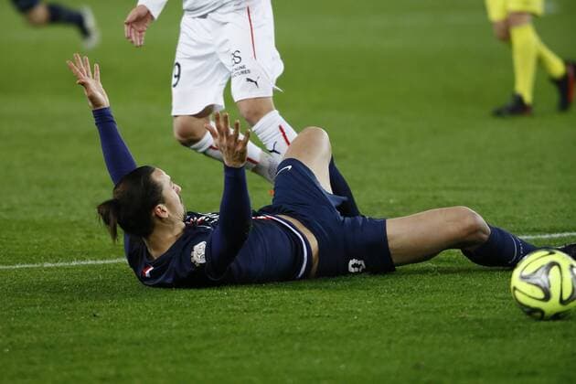 Paris St. Germain - Stade Rennes , first league football france, Zlatan Ibrahimovic 