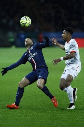 Paris St. Germain - Stade Rennes, French First league -- Lucas Moura da Silva - Steven Moreira 