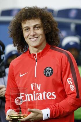 Paris St. Germain - Stade Rennes, French First league -- David Luiz 