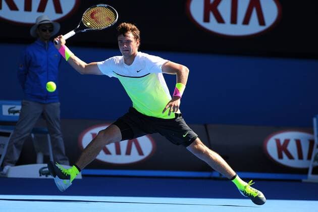 Roman Safiullin (RUS) TENNIS : Open d Australie - Melbourne - 31 01 2015 TennisMagazine Panoramlc 