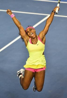 Jan. 31, 2015 - Melbourne, VICTORIA, AUSTRALIA - United States Serena Williams wins the women s final match on day 13 of the Australian Open tennis on Rod Laver Arena in Melbourne, Australia Tennis 2015 - Australian Open - - ZUMAk106