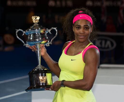 Serena Williams (USA) Tennis - Australian Open 2015 - Grand Slam ATP Tennis Herren WTA Tennis Damen - Melbourne Olympic Park - Melbourne - Victoria - Australia - 31 January 2015.