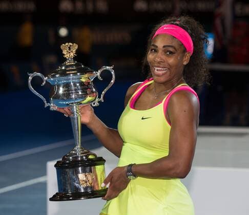 Serena Williams (USA) Tennis - Australian Open 2015 - Grand Slam ATP Tennis Herren WTA Tennis Damen - Melbourne Olympic Park - Melbourne - Victoria - Australia - 31 January 2015.
