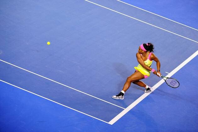 Serena Williams (USA) TENNIS : Open d Australie - Melbourne - 31 01 2015 TennisMagazine Panoramlc 
