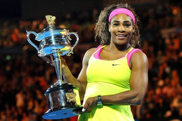 Serena Williams (USA) TENNIS : Open d Australie - Melbourne - 31 01 2015 TennisMagazine Panoramlc 