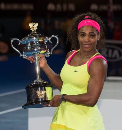 Serena Williams (USA) Tennis - Australian Open 2015 - Grand Slam ATP Tennis Herren WTA Tennis Damen - Melbourne Olympic Park - Melbourne - Victoria - Australia - 31 January 2015.