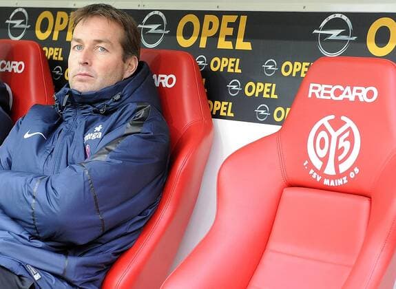 31.01.2015, xpsx, Fussball 1.Bundesliga, FSV Mainz 05 - SC Paderborn, v.l. Trainer Kasper Hjulmand (FSV Mainz 05)